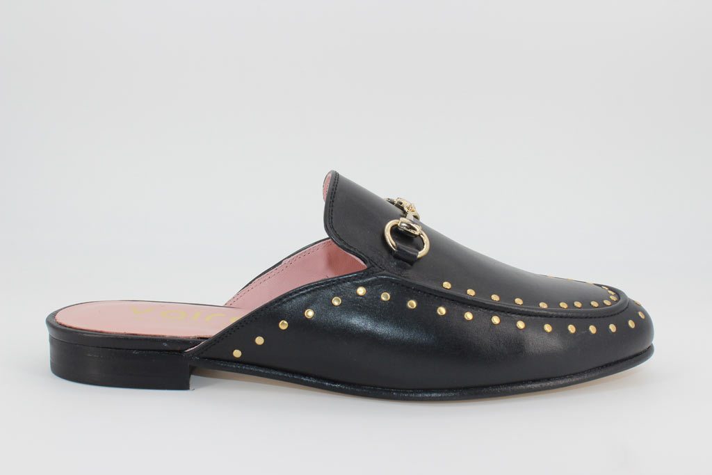 Zapatos Mules Negro