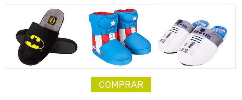 Zapatillas de casa superheroes